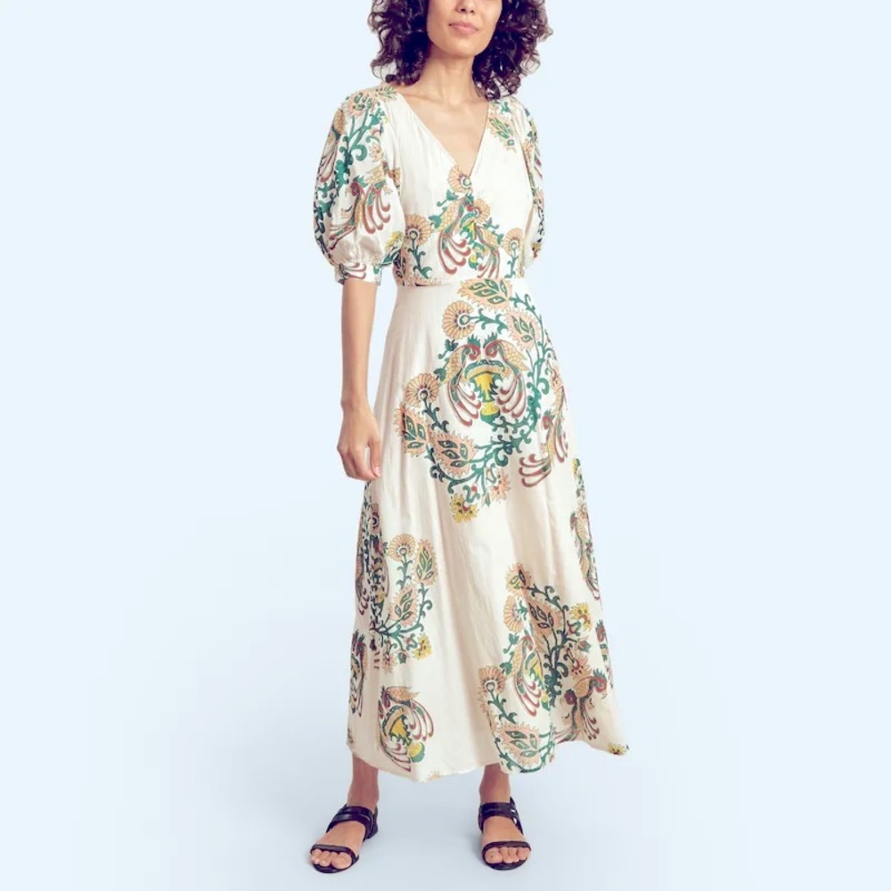 Vanessa Bruno “Nur” Dress in Powder Baroque Print